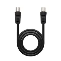 Nanocable 10.26.0202 cable coaxial 3C-2V 1,8 m 9,5 mm Negro