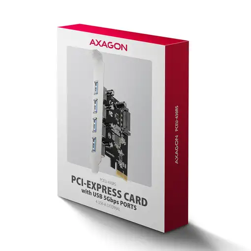 Axagon PCEU-430RS tarjeta y adaptador de interfaz Interno USB 3.2 Gen 1