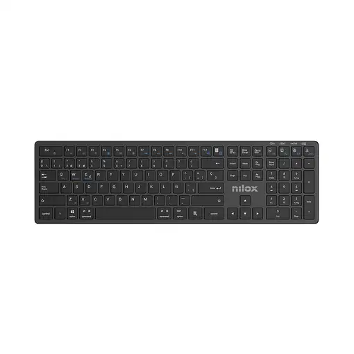Nilox PRO WIRELESS BLACK ESPANOL teclado Hogar / Oficina USB + Bluetooth QWERTY Es