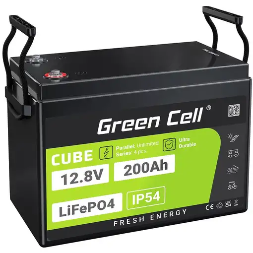 Green Cell LFPGC12V200AH batería para sistema ups Fosfato de hierro-litio (LiFePo4 Green Cell LFPGC12V200AH batería para sistema ups Fosfato de hierro-litio (LiFePo4