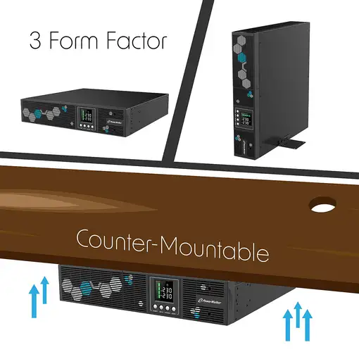 PowerWalker VI 1000 RLP sistema de alimentación ininterrumpida (UPS)