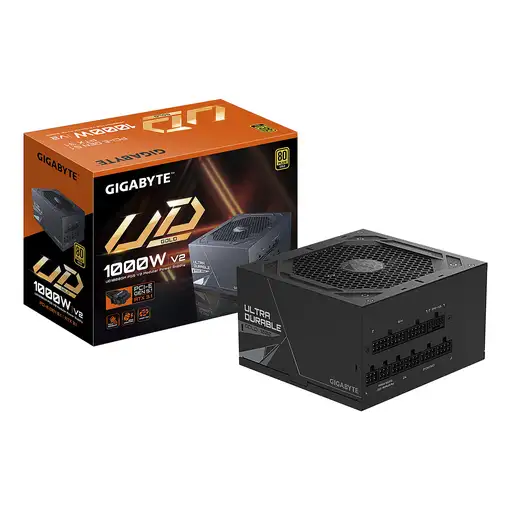 GIGABYTE UD1000GM PG5 V2 Fuente de Alimentación – PCIe Gen 5.1, 80 PLUS Gold GIGABYTE UD1000GM PG5 V2 Fuente de Alimentación – PCIe Gen 5.1, 80 PLUS Gold