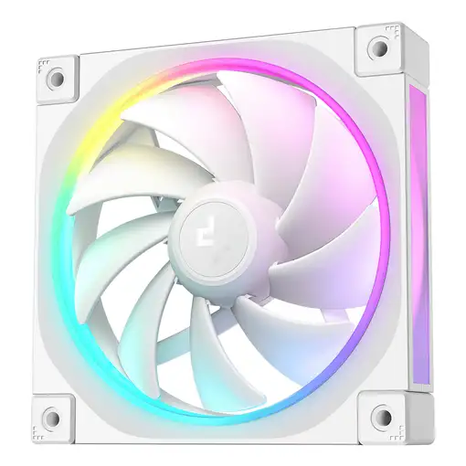 DeepCool FL12 WH-3 in 1 Carcasa del ordenador Ventilador 12 cm Blanco 3 pieza(s)