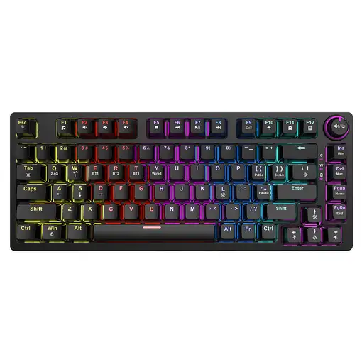 Savio Phenix SAVGK- RED teclado Juego USB + RF Wireless + Bluetooth QWERTY Inglés