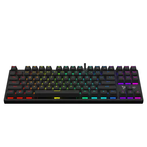 Savio SAVGK-TEMPEST X2 RED teclado Universal USB QWERTY Negro