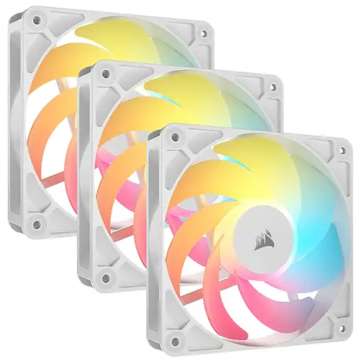 Corsair RS120-R ARGB Carcasa del ordenador Ventilador 12 cm Blanco 3 pieza(s) Corsair RS120-R ARGB Carcasa del ordenador Ventilador 12 cm Blanco 3 pieza(s)
