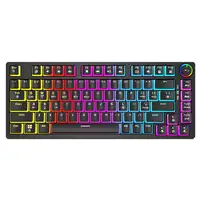 Savio SAVGK-PHENIX RED PUDDING teclado Juego USB + RF Wireless + Bluetooth QWERTY