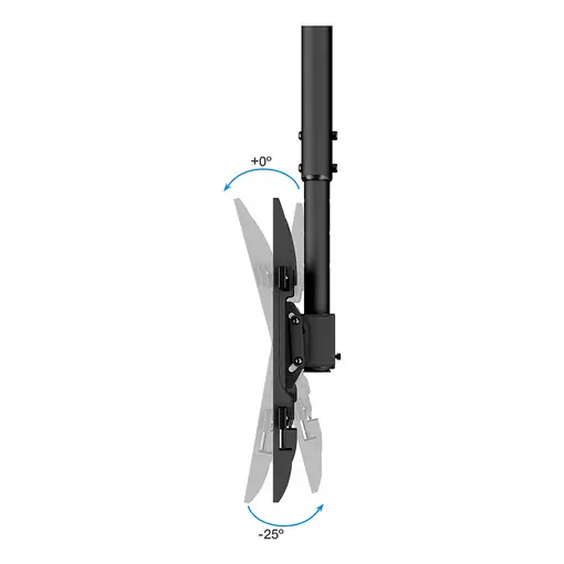 TooQ Soporte de Techo para Pantallas 43\-86\, Negro