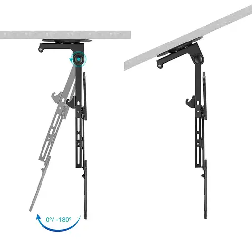 TooQ Soporte de Techo para Pantallas 23\-55\, Negro