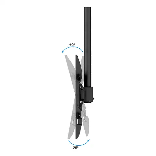 TooQ Soporte de Techo para Pantallas 32\-75\, Negro
