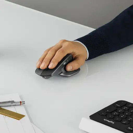 Logitech MX Master 2S Wireless Mouse ratón Oficina mano derecha RF Wireless