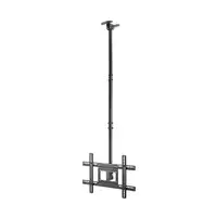 AISENS Soporte De Techo Giratorio, Inclinable, Extensible Para Monitor/TV 50kg De