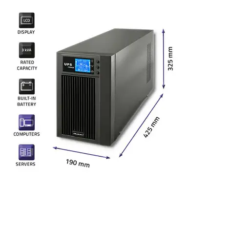 Qoltec 53043 sistema de alimentación ininterrumpida (UPS)