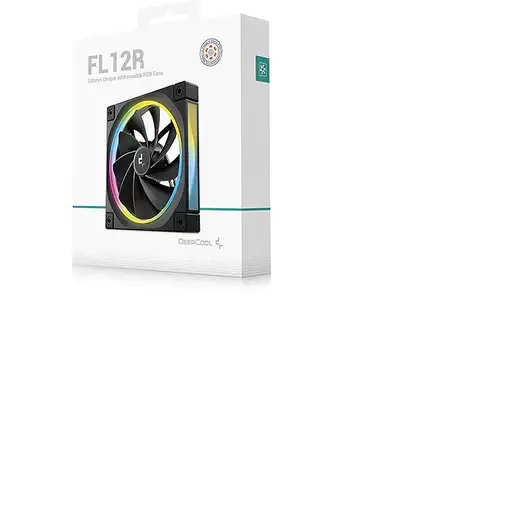DeepCool FL12R Carcasa del ordenador Ventilador 12 cm Negro 1 pieza(s)