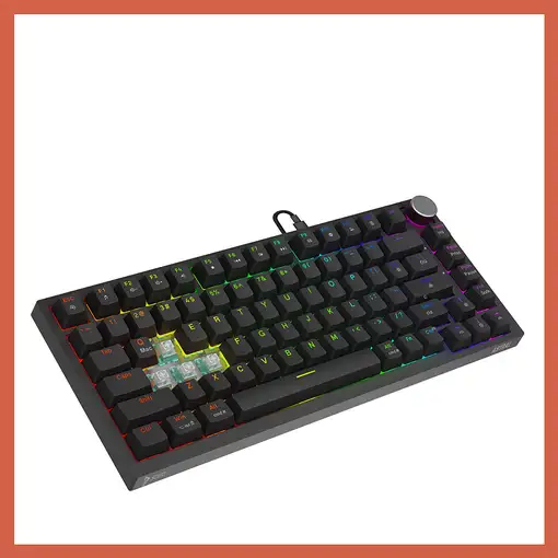 Savio ASTRAL BLACK JADE teclado Juego USB QWERTY Internacional de EE.UU. Negro