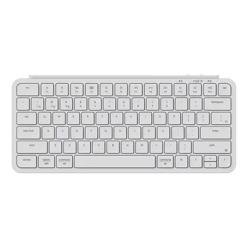 Keychron B1P-K8 teclado Hogar / Oficina USB + RF Wireless + Bluetooth Marfil