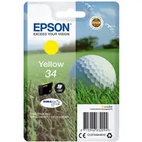 Epson Golf ball Singlepack Yellow 34 DURABrite Ultra Ink
