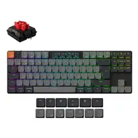 Keychron K1 teclado Universal USB + Bluetooth QWERTY Inglés Gris