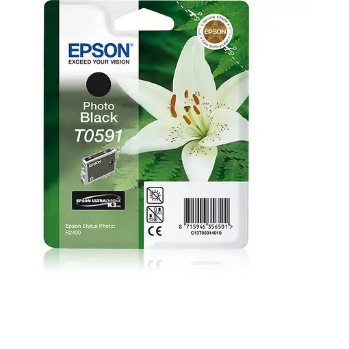Epson Lily Cartucho T0591 negro foto Epson Lily Cartucho T0591 negro foto