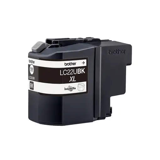 Brother LC22UBK cartucho de tinta 1 pieza(s) Original Alto rendimiento (XL) Negro