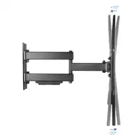 TooQ SOPORTE GIRATORIO E INCLINABLE PARA MONITOR / TV LCD, PLASMA DE 37-70, NEGRO