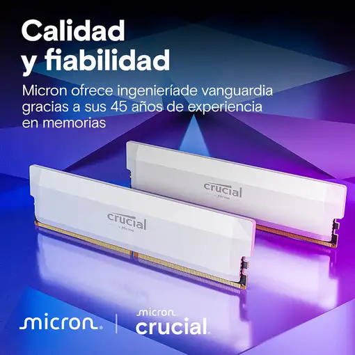 Crucial Pro CP2K32G60C40U5W módulo de memoria 64 GB 2 x 32 GB DDR5 288-pin DIMM