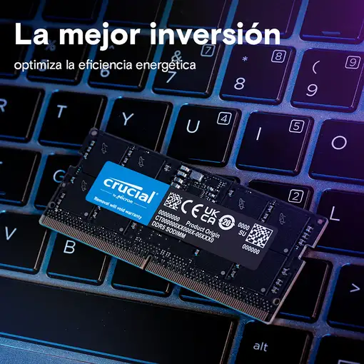 Crucial CT2K64G56C46S5 módulo de memoria 128 GB 2 x 64 GB DDR5 262-pin SO-DIMM