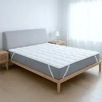 The White Stone Topper 80x190 cm de guata de 500 g | Cubrecolchón acolchado | Reve