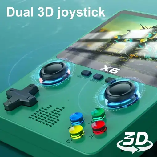 Consola Portátil Klack X6 de 32 bits Con más de 10000 Juegos
