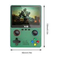 Consola Portátil Klack X6 de 32 bits Con más de 10000 Juegos
