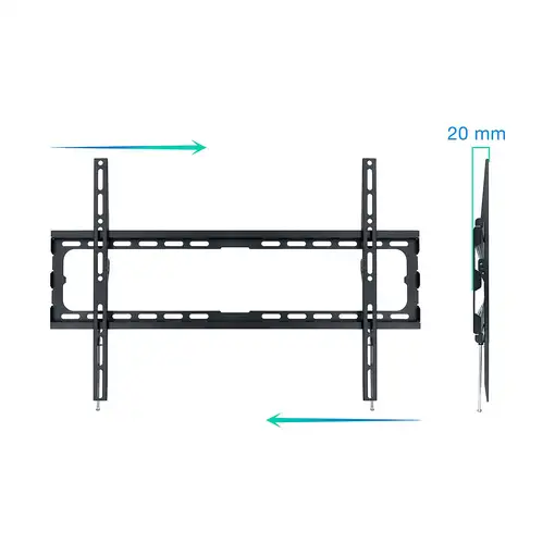 TooQ LP1080F-B soporte para TV 2,03 m (80\) Negro