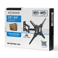 AISENS Soporte Eco Giratorio, Inclinable Para Monitor/TV 30kg (3 Pivotes) De 23-55