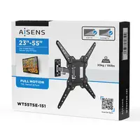 AISENS Soporte Eco Giratorio, Inclinable Para Monitor/TV 30kg (2 Pivotes) De 23-55