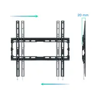 TooQ LP1070F-B soporte para TV 177,8 cm (70\) Negro