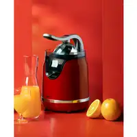 JATA JEEX1059 exprimidor Exprimidor eléctrico con brazo 160 W Rojo, Acero inoxidab