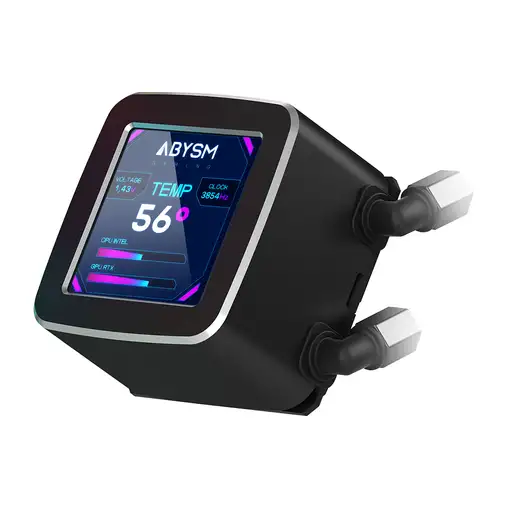 ABYSM Oceanic LCD 360 ARGB Procesador Sistema de refrigeración líquida todo en uno
