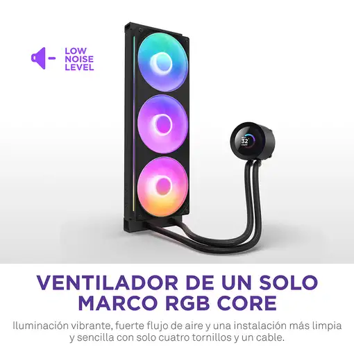 NZXT Kraken Plus 360 RGB Procesador Sistema de refrigeración líquida