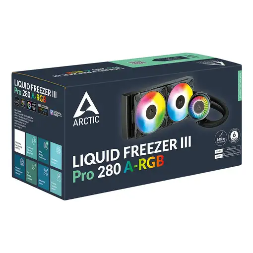 ARCTIC Liquid Freezer III Pro 280 A-RGB Procesador Sistema de refrigeración líquid