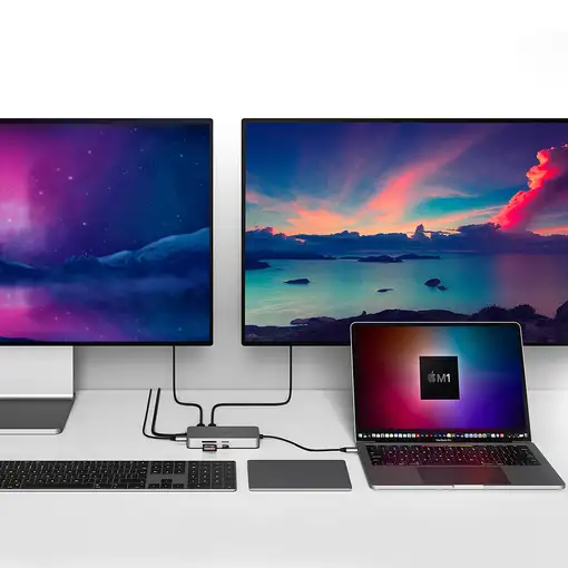 HYPER HDM1H base para portátil y replicador de puertos USB 3.2 Gen 1 (3.1 Gen 1)