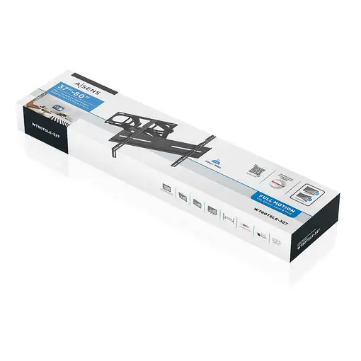 AISENS Soporte eco giratorio, inclinable y nivelable para monitor/TV 40kg de 37-80