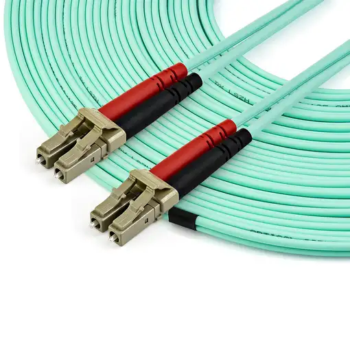 StarTech.com Cable de 1m de Fibra Óptica Multimodo LC/UPC a LC/UPC OM4 - 50/125µm