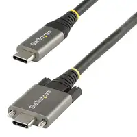 StarTech.com Cable 50cm USB-C con Tornillos Laterales de Fijación - 10Gbps - Cable