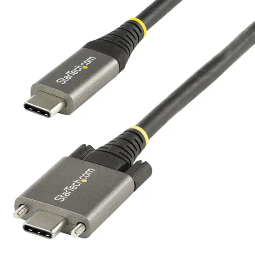 StarTech.com Cable 50cm USB-C con Tornillos Laterales de Fijación - 10Gbps - Cable