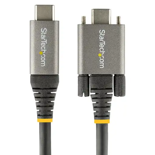 StarTech.com Cable 50cm USB-C con Tornillos Laterales de Fijación - 10Gbps - Cable