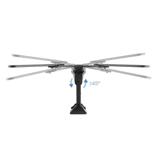TooQ Soporte Giratorio e Inclinable para Monitor / TV LCD, Plasma de 23”- 55”, con
