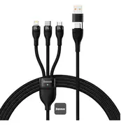 Baseus CASS030101 cable USB 1,2 m USB A/USB C USB C/Micro-USB B/Lightning Negro
