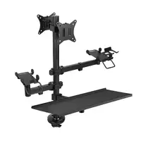 TooQ Soporte de Mesa para TPV/Impresora/Pantallas 17”-32”/Terminal/Lector/Teclado