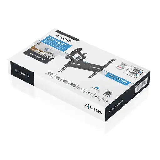 AISENS Soporte eco giratorio, inclinable y nivelable para monitor/TV 35kg de 32-65