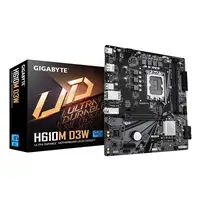 GIGABYTE H610M D3W Placa Base - Compatible con procesadores Intel Core de 14ª gen