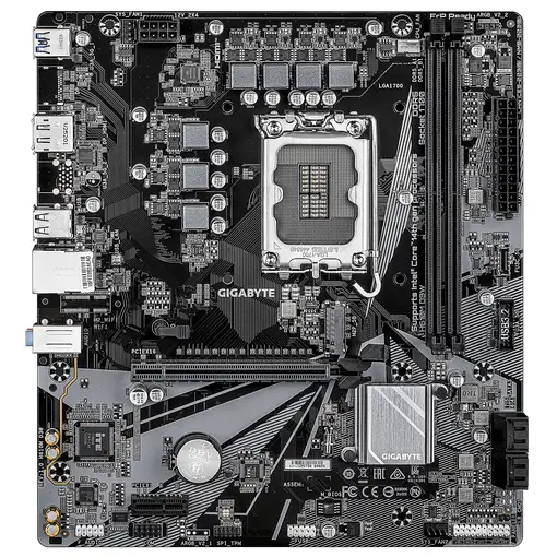 GIGABYTE H610M D3W Placa Base - Compatible con procesadores Intel Core de 14ª gen